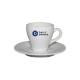 Dom Espresso weiß 8 cl Set bedrucken