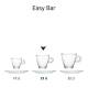 Easy Bar Cappuccino 23 cl. SET gravieren