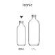Flasche Iconic 0,54 Liter (inkl. silberner Verschluss) bedruckt