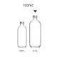 Flasche Iconic 1,1 Liter (inkl. silberner Verschluss) bedruckt