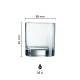 Islande Becherglas 38 cl. mit Druck