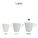 Lukas Cappuccino Tasse weiß 19.5 cl. bedrucken