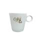 Lukas Kaffeetasse weiß 16 cl bedrucken