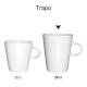 Trapo Becher weiß 25 cl. bedrucken