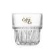 Becher Onis Glas 26 cl. Druck