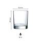 Whiskyglas 20 cl. bedrucken