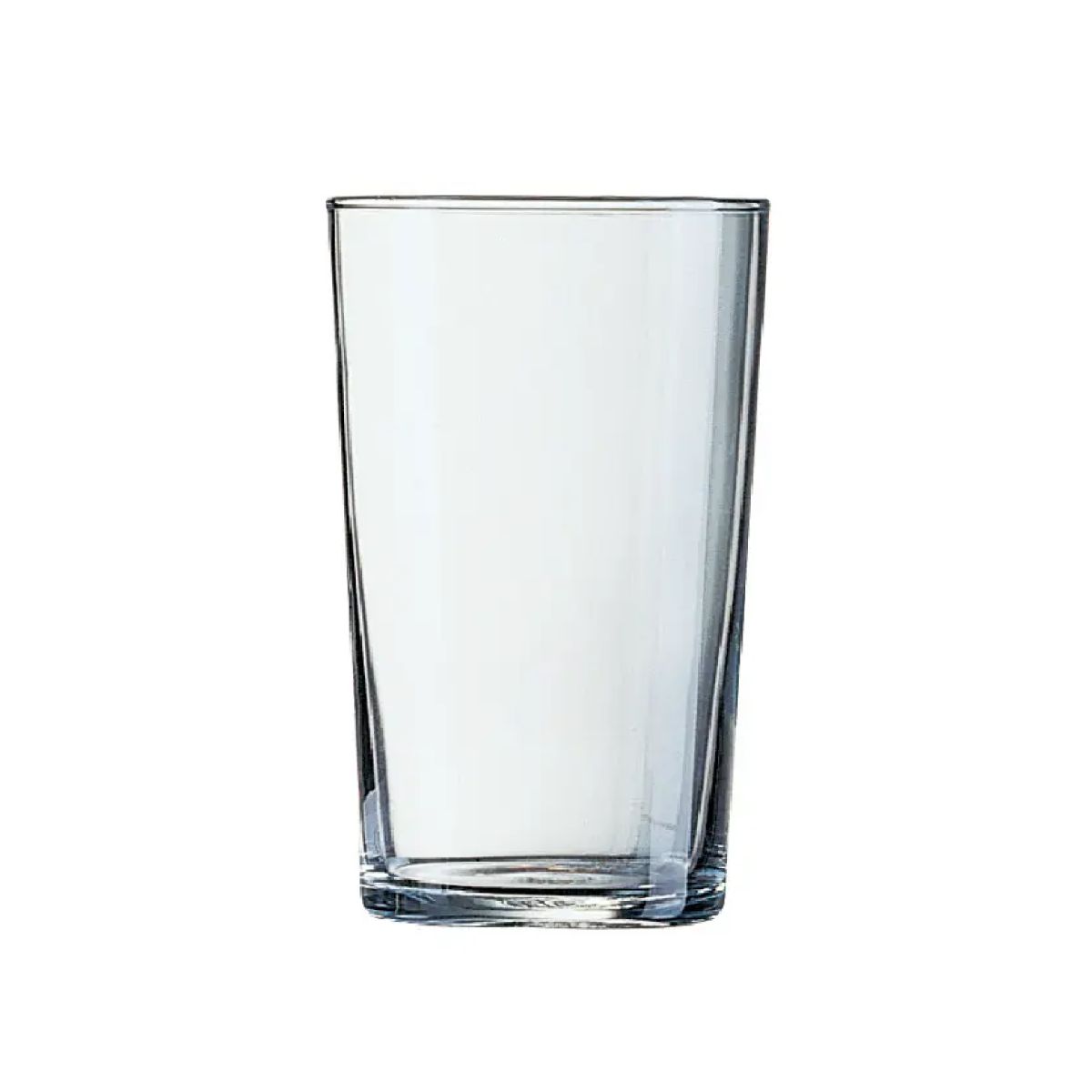 Vorderansicht des Bierglas Konisch 20 cl. aus Klarglas.