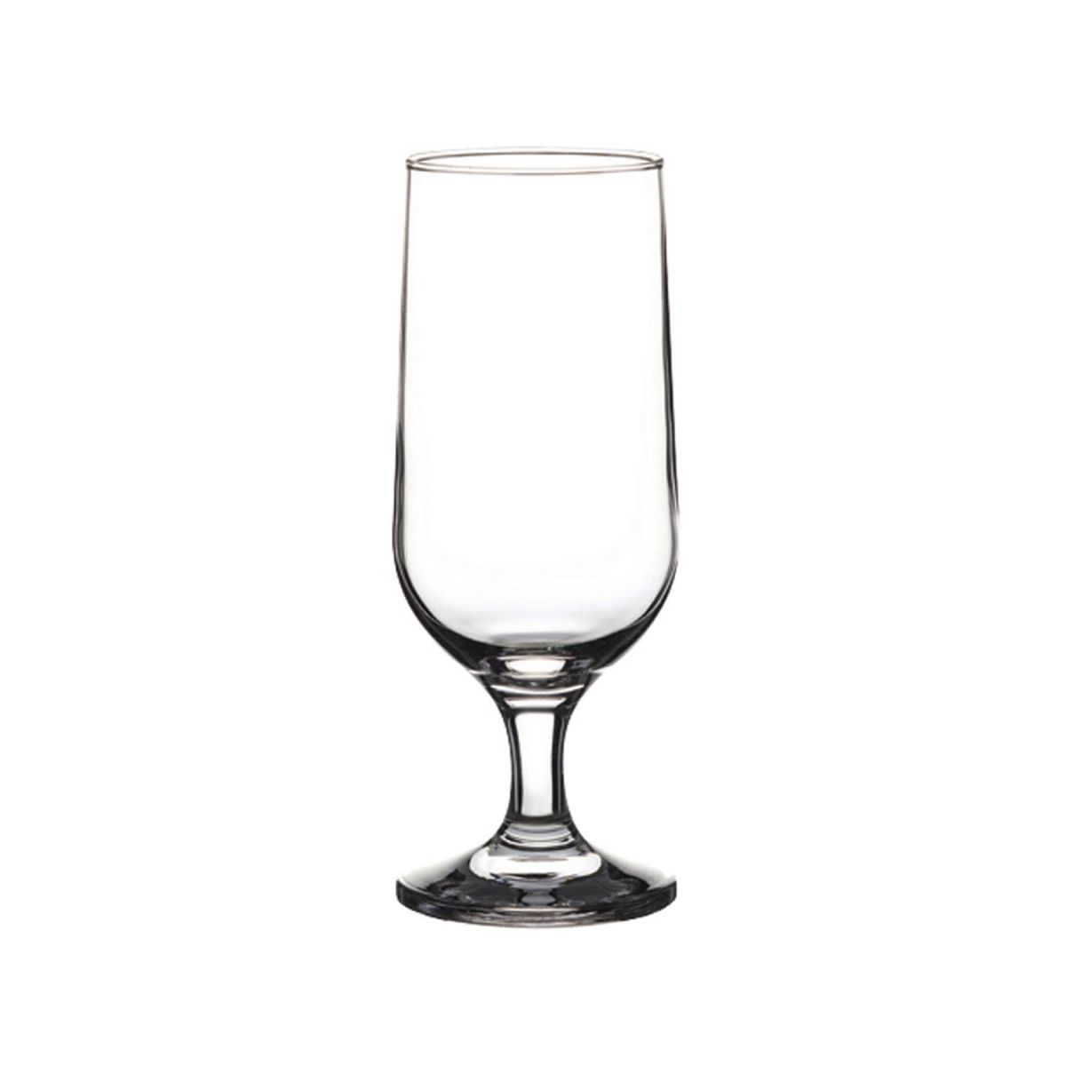 Bierglas Capri 35 cl. klares Glas mit leicht verjüngter Form, sichtbar in der Frontalansicht.