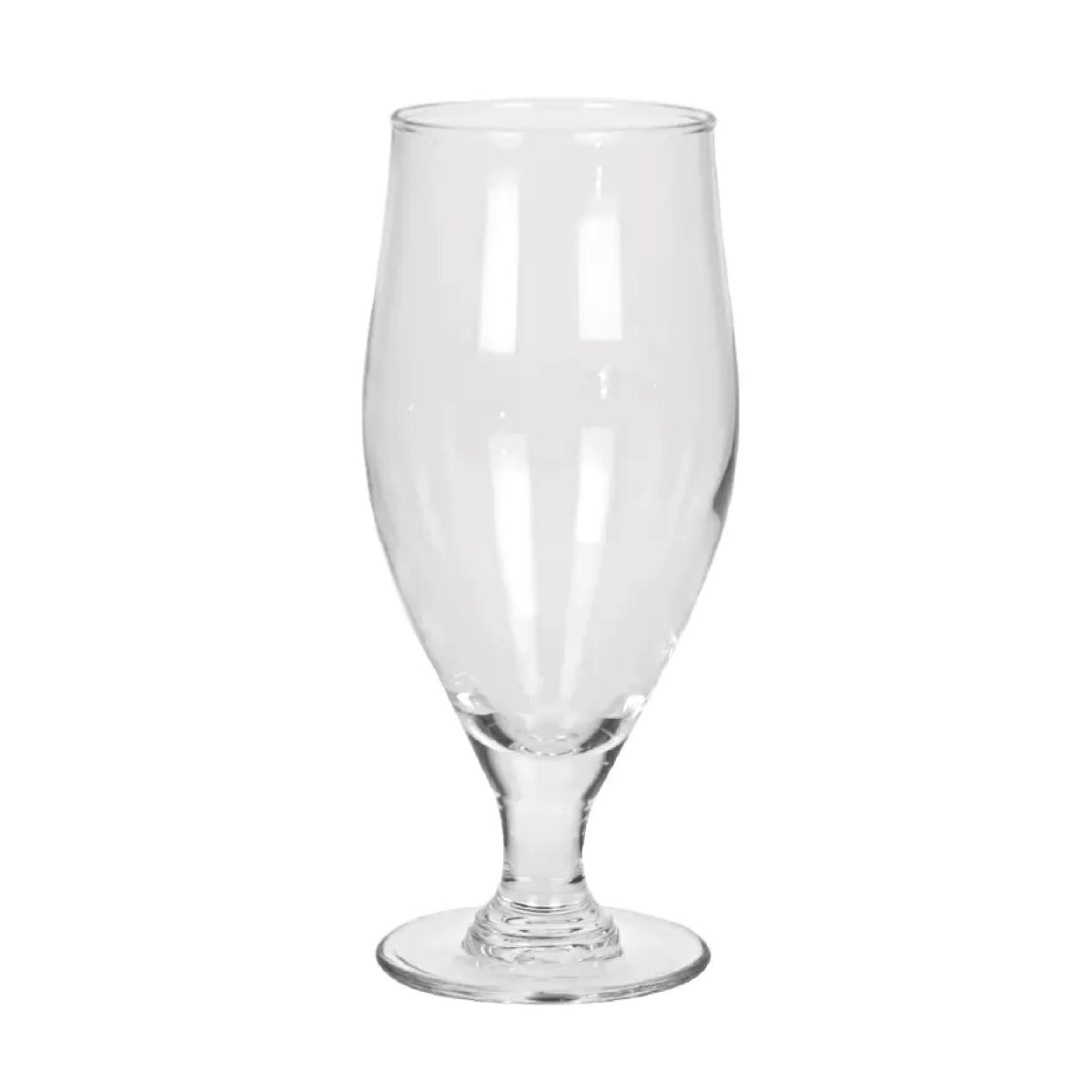Klarglas-Bierglas Cervoise 38 cl. in Vorderansicht, geeignet für Spezialbier.