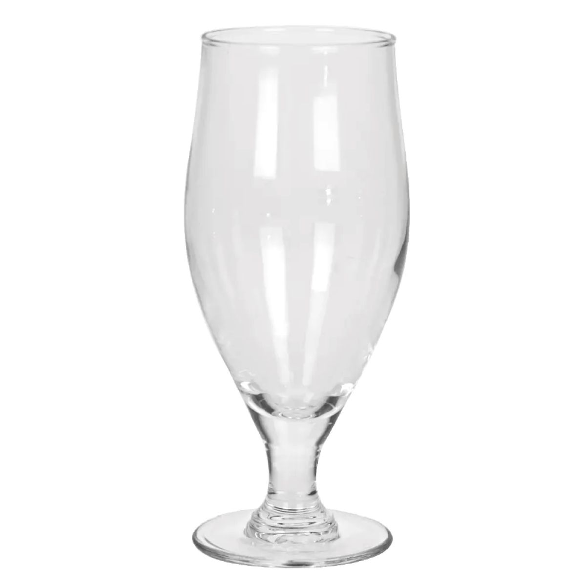 Frontalansicht des transparenten Bierglases Cervoise 50 cl, geeignet für Bierspezialitäten. Frontalansicht des transparenten Bierglases Cervoise 50 cl, geeignet für Bierspezialitäten.