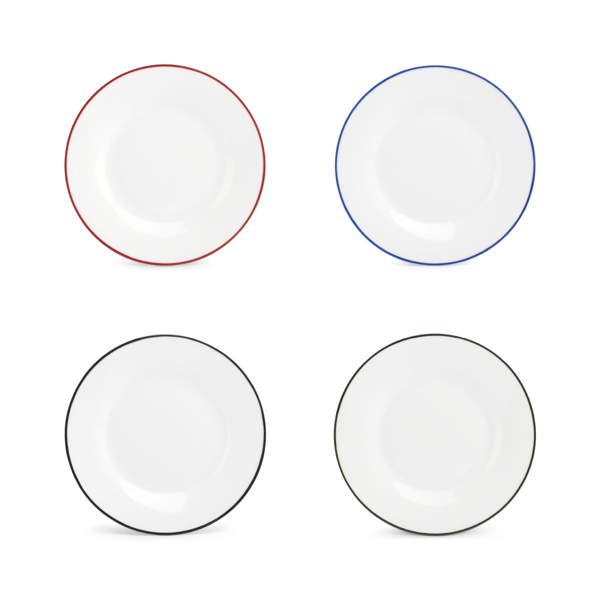 Unterschiedliche Farbversionen des Randes der Basic line 20 cm Tafel deutlich angezeigt.