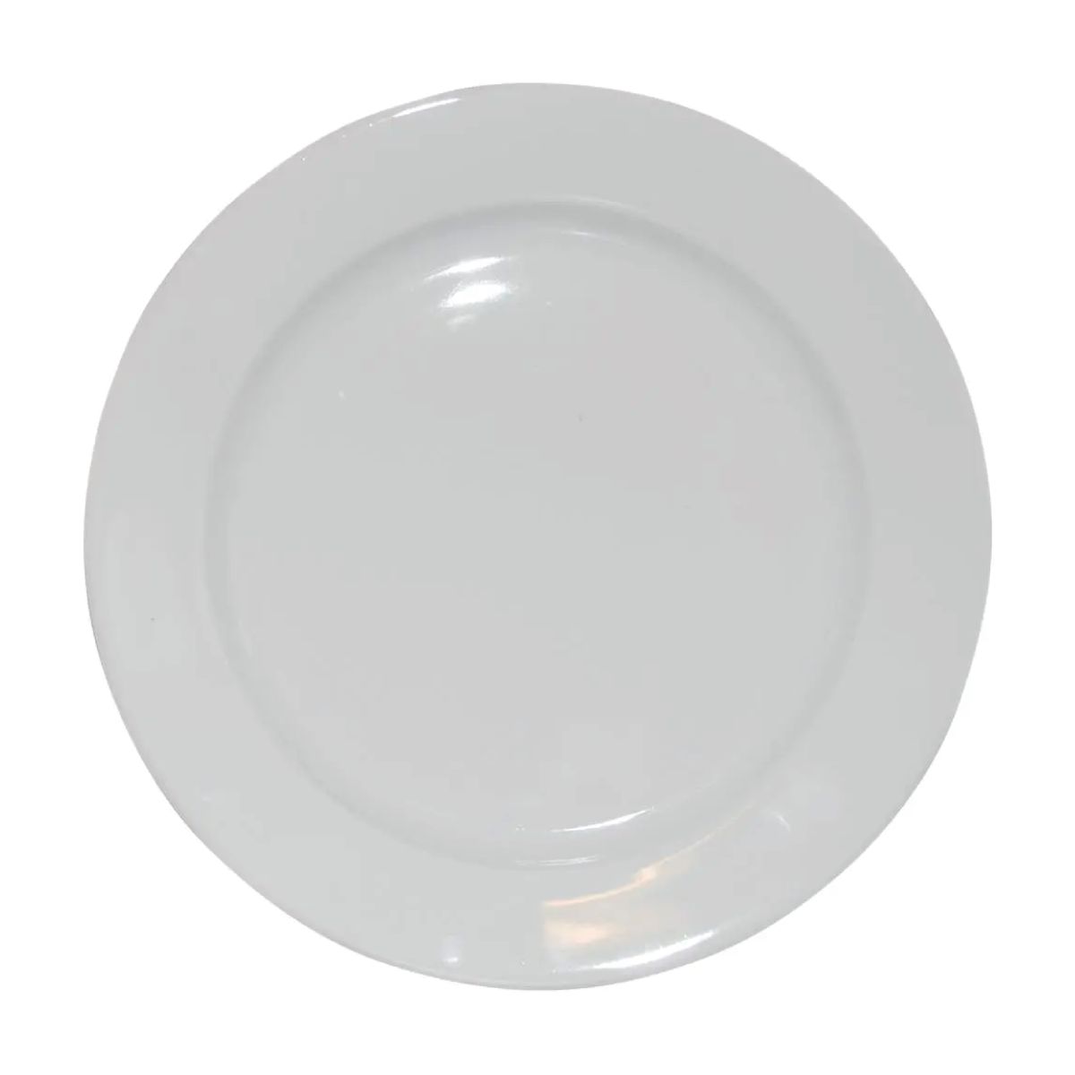 Teller breitem Rand Weiß 26,5 cm. Teller breitem Rand Weiß 26,5 cm.