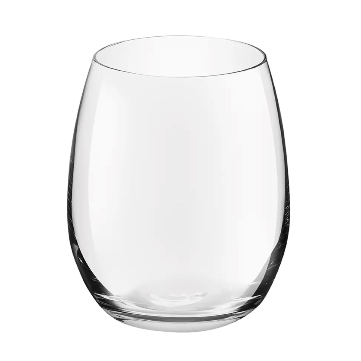 Vorderansicht des Bouquet Tumbler aus 39 cl Glas mit leicht konischer Form und glattem Rand. Vorderansicht des Bouquet Tumbler aus 39 cl Glas mit leicht konischer Form und glattem Rand.