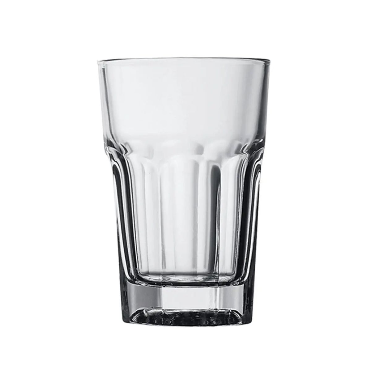 Casablanca Longdrink 35,5 cl. aus klarem Glas, gerade von vorne gezeigt.