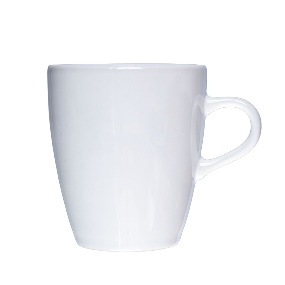 Cynthia Tasse Weiß 25 cl. frontal fotografiert vor neutralem Hintergrund. Cynthia Tasse Weiß 25 cl. frontal fotografiert vor neutralem Hintergrund.