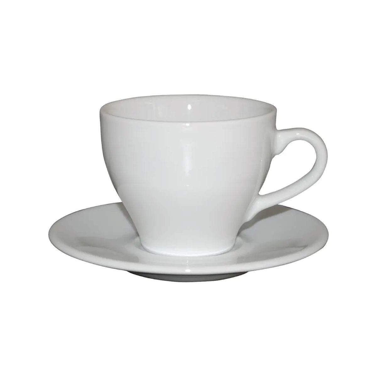 Dom Kaffee weiß 15 cl. SET, geradeaus auf neutralem Hintergrund abgebildet. Dom Kaffee weiß 15 cl. SET, geradeaus auf neutralem Hintergrund abgebildet.
