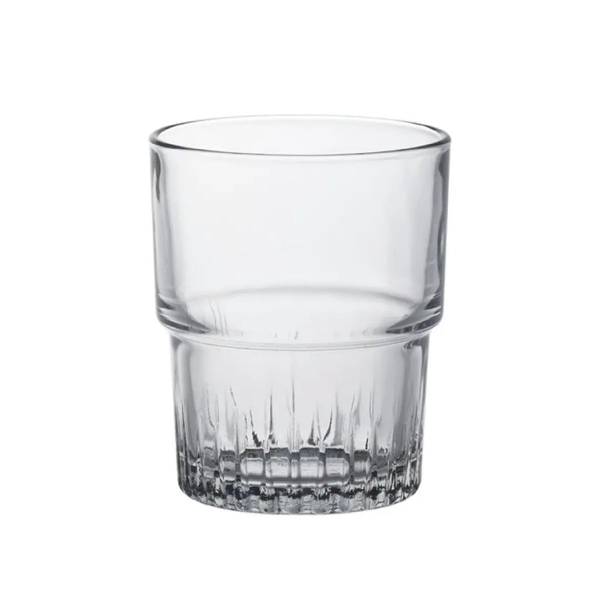 Empilable Tumbler 16 cl. aus Glas, mit zylindrischer Front. Empilable Tumbler 16 cl. aus Glas, mit zylindrischer Front.