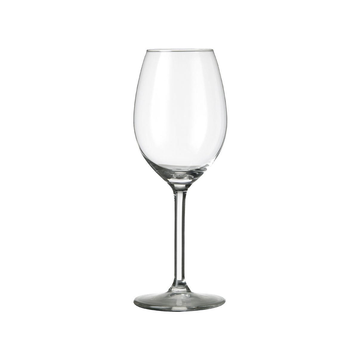 Vorderansicht eines transparenten Esprit Weinglas 25 cl. geeignet für Weiß- und Rotwein. Vorderansicht eines transparenten Esprit Weinglas 25 cl. geeignet für Weiß- und Rotwein.