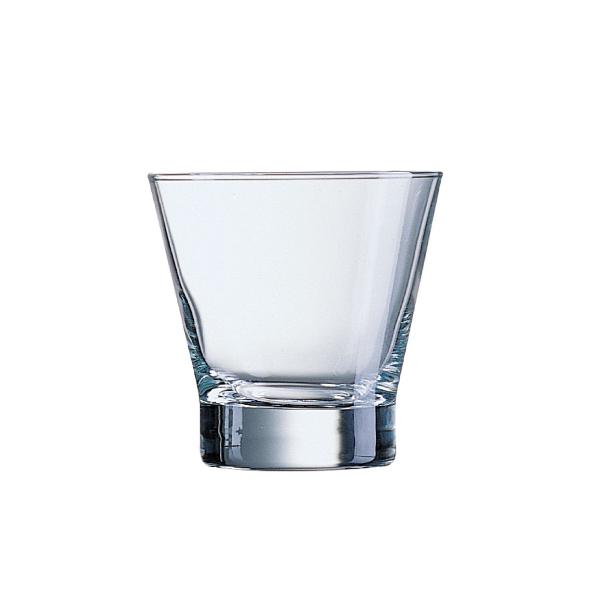 Vorderseite des Shetland  Glas 25 cl. ein klares Modell für den täglichen Gebrauch.