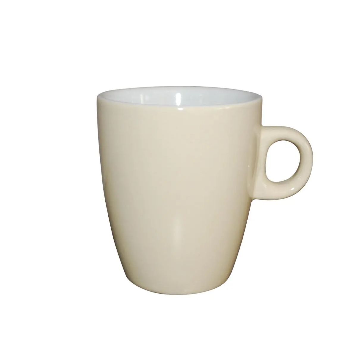 Beige Sonja Becher 18 cl aus Porzellan mit zartbeigem Farbton