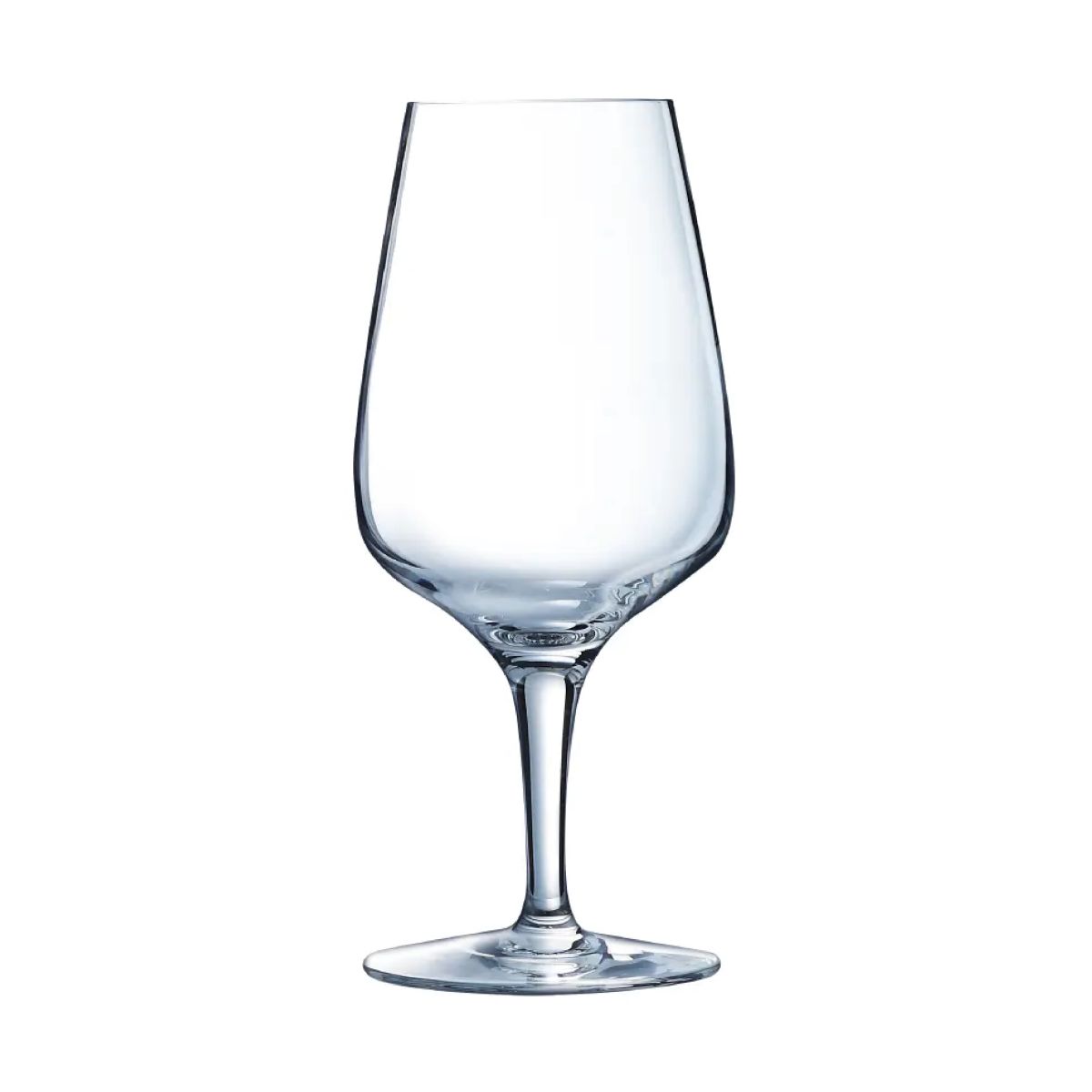 Frontansicht des Sublym Multi Use 35 cl. in Klarglas mit zylindrischer Form.