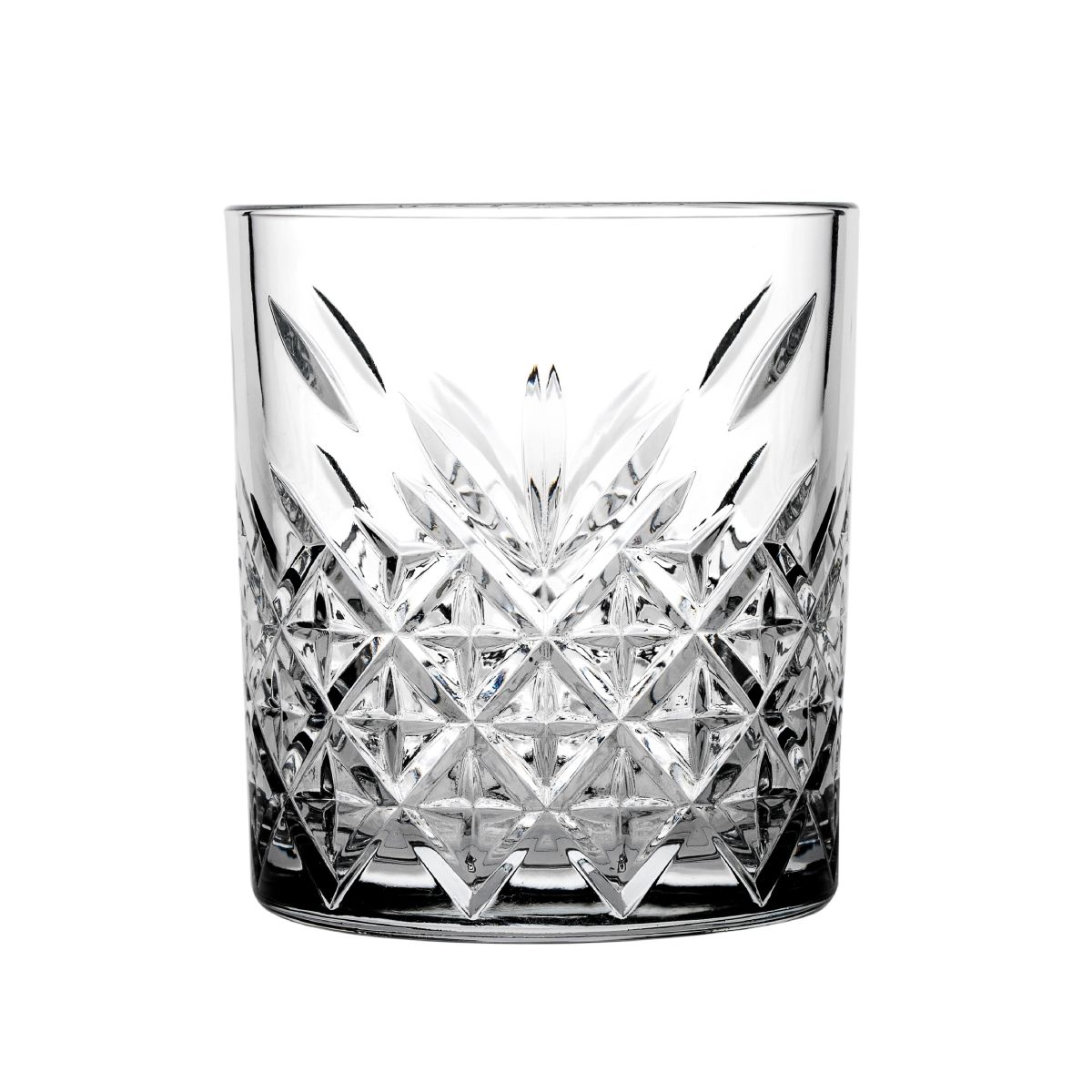 Gerade Vorderansicht des Timeless Whiskyglas 35,5 cl. mit glattem Glas und breiter Öffnung. Gerade Vorderansicht des Timeless Whiskyglas 35,5 cl. mit glattem Glas und breiter Öffnung.